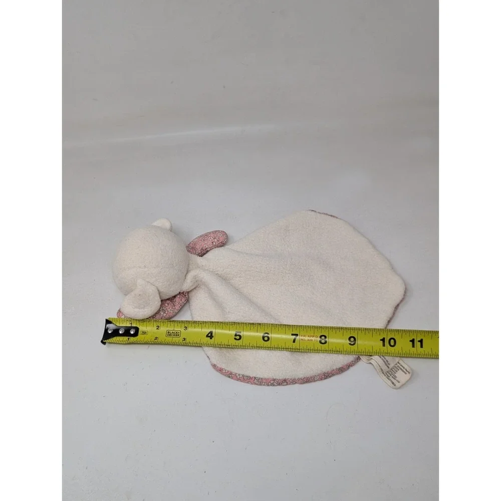 Apple Park Plush Lamb Sheep Lovey Security Blanket Organic 2014 Pink Floral